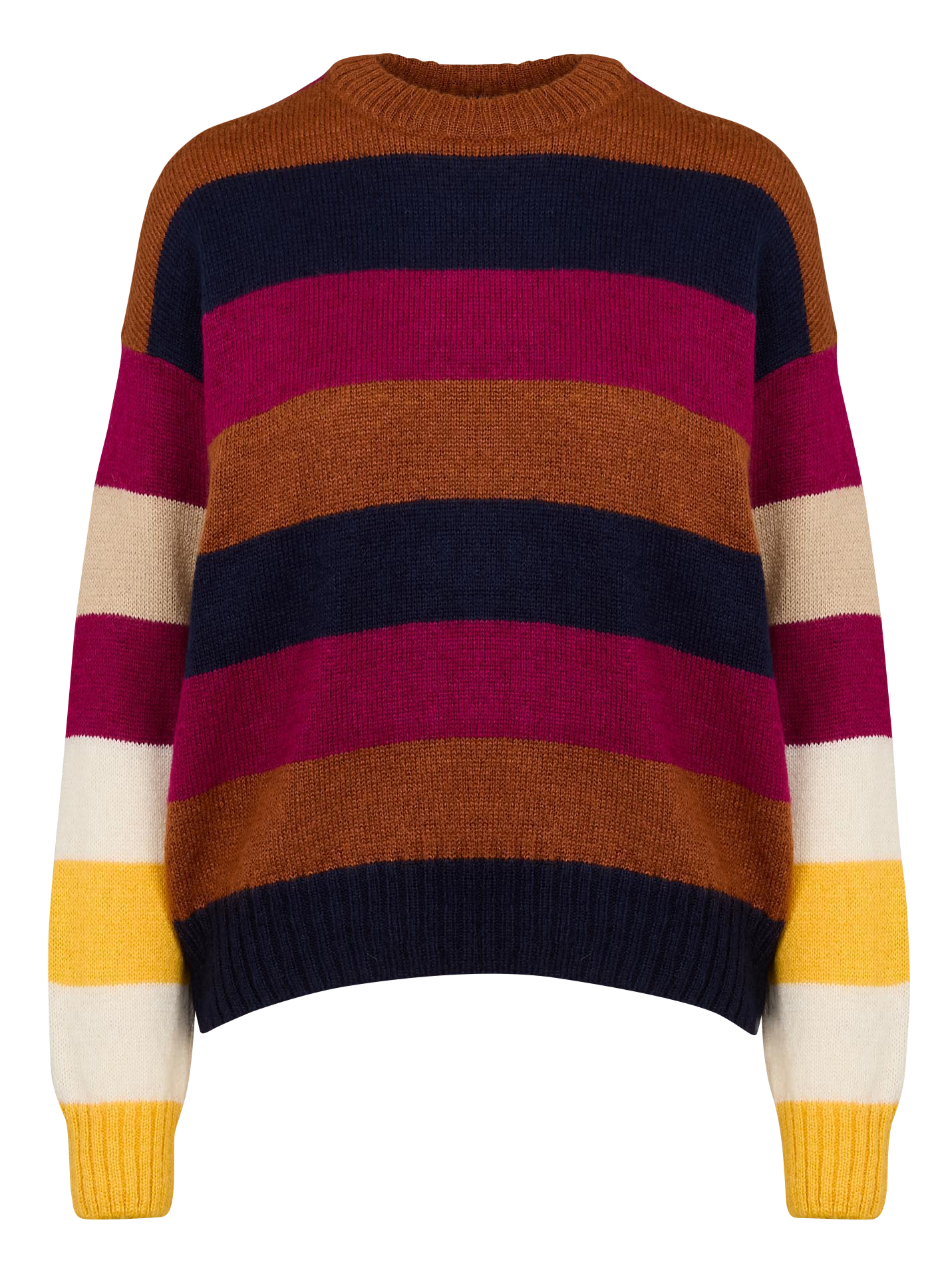 DEAUVILLE - Pull oversize col rond x Deauville | Multicolore