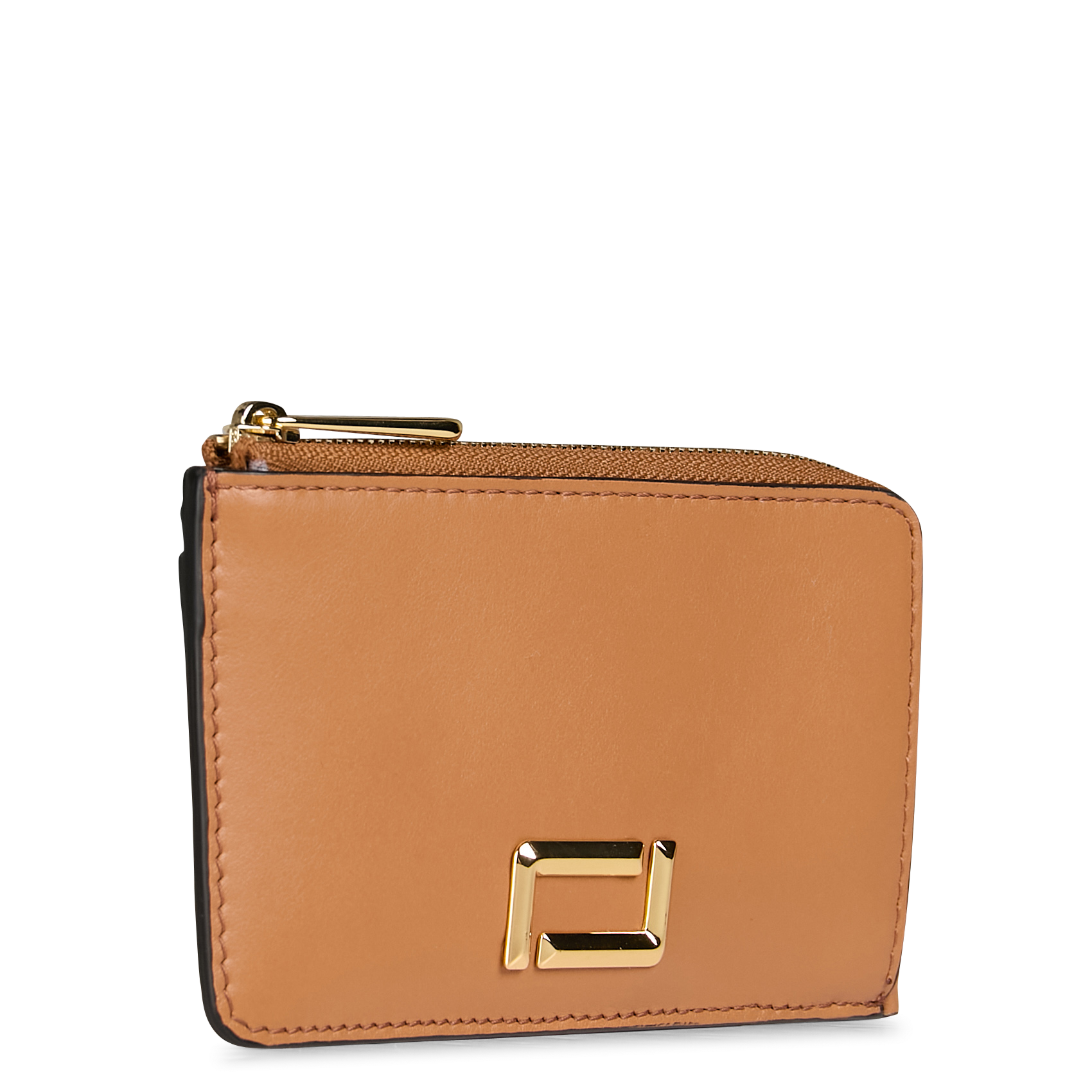 ANGELE - Porte-cartes en cuir | Beige