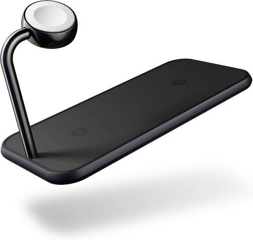 ZENS Dual & Apple Watch Aluminium Draadloze Oplader 10W Zwart