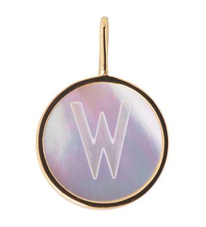 Design Letters Vedh?ng Til Halsk?de - W - Pearl Gold