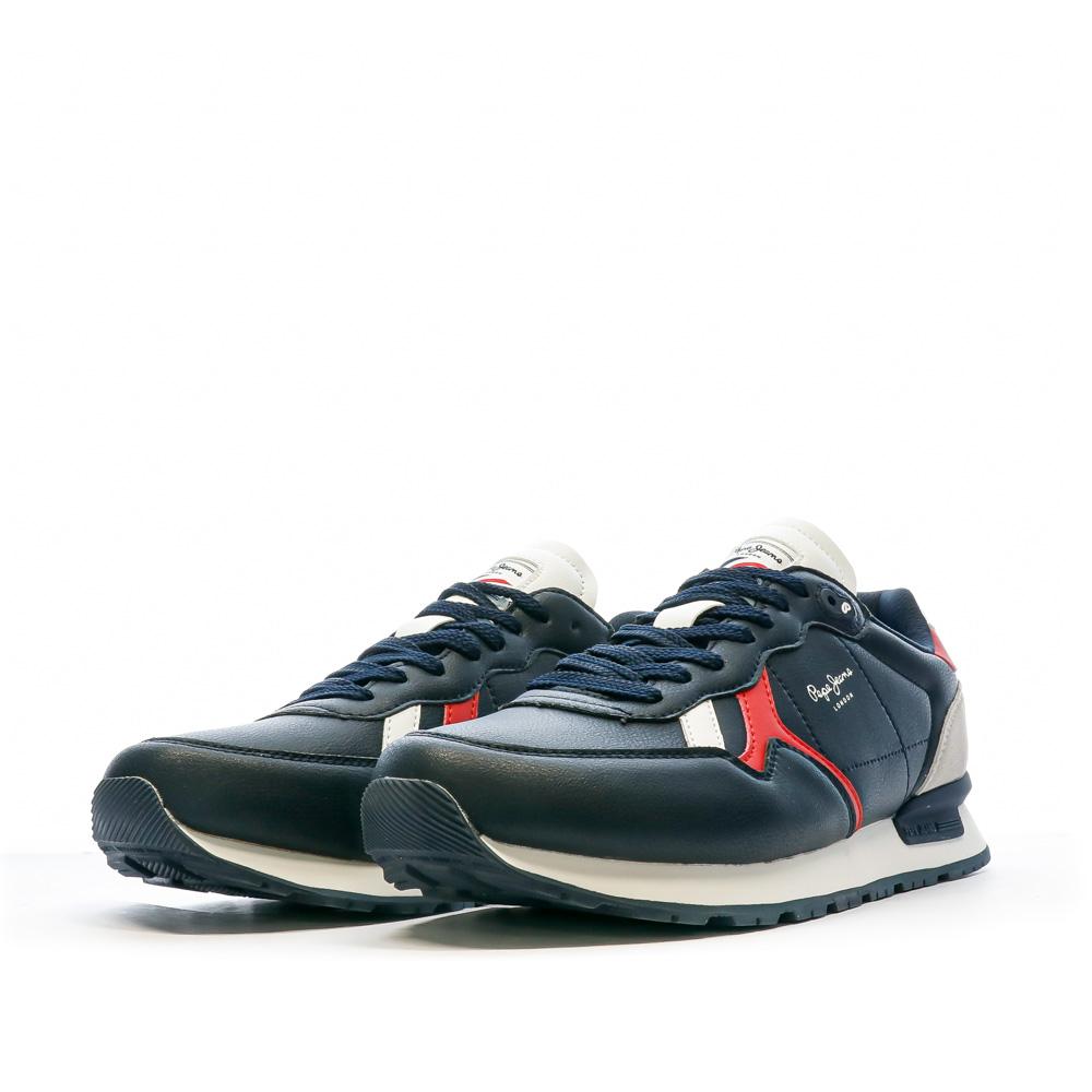 Pepe jeans Baskets Marine Homme Pepe jeans Brit Basic