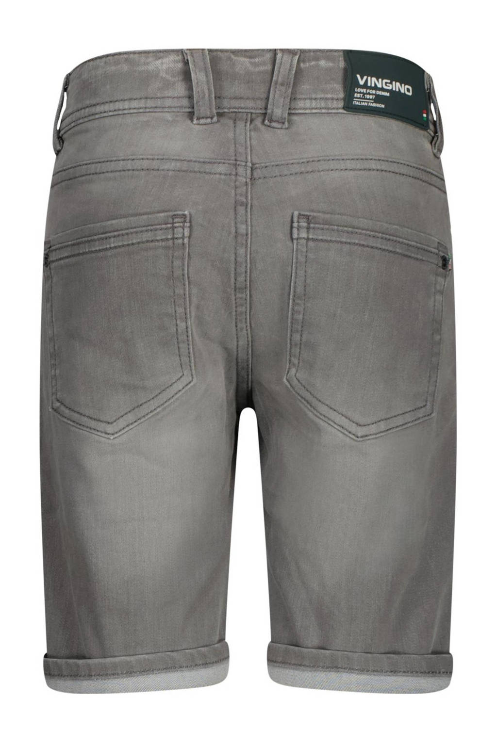 Vingino denim short Curzio light grey