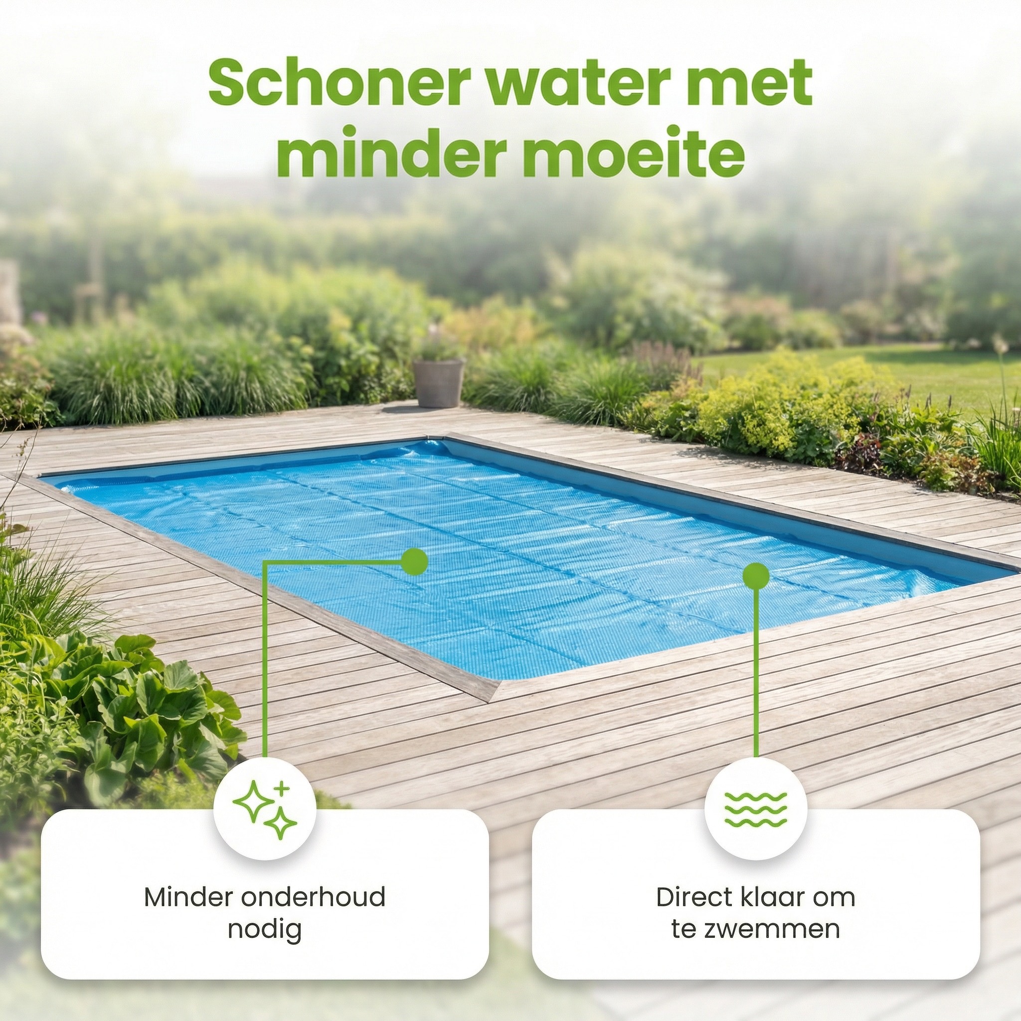 Comfortpool 220x150 cm solarzeil - Blue