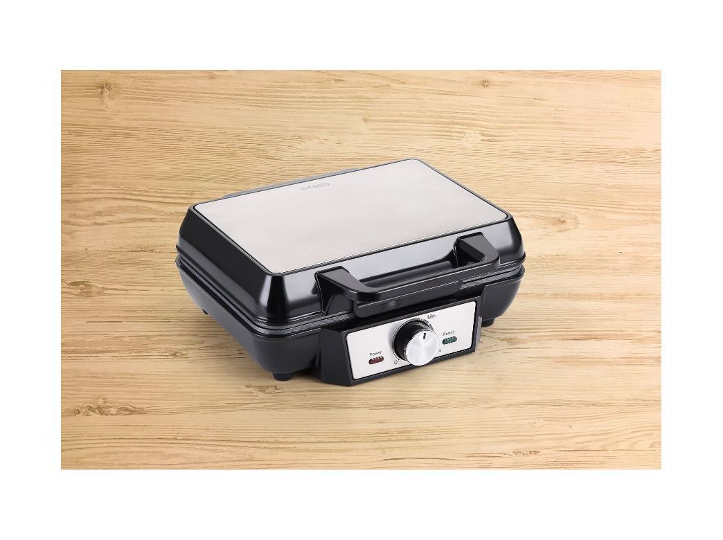 MÁQUINA WAFFLES QILIVE 600145946 PRETA Q.5459