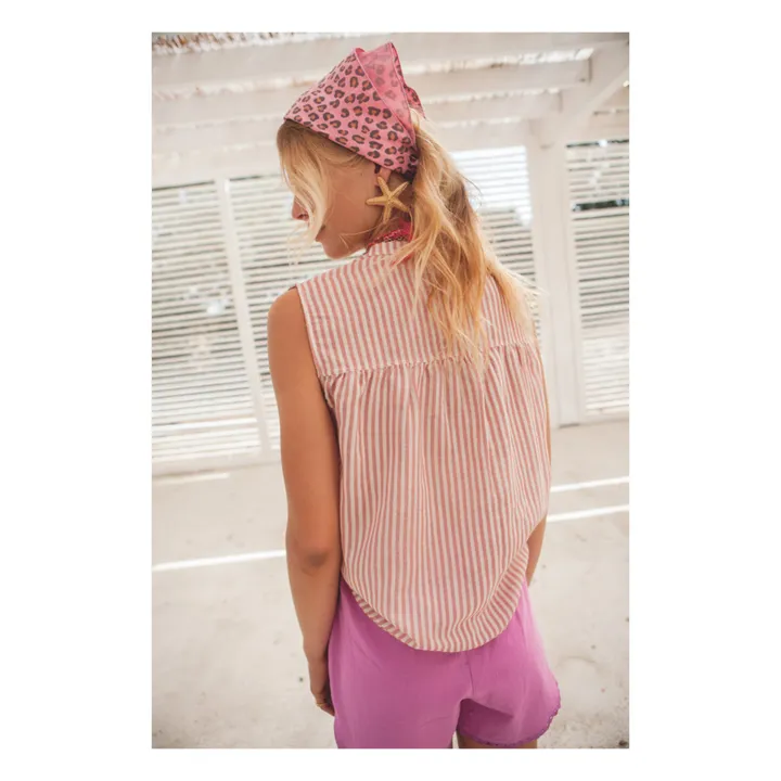 Marlot Paris Blouse Gaze de Coton Oli - Collection Femme | Corail