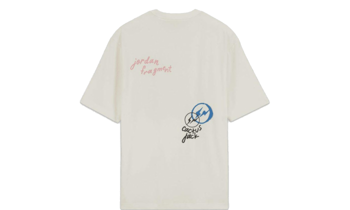 Air Jordan Travis Scott Fragment Tee White