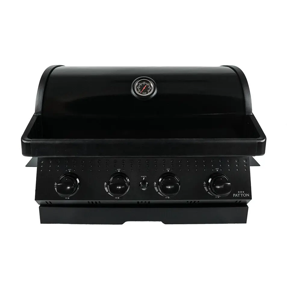 Patton Opus Inbouw Gasbarbecue - 3 Branders   Searbrander