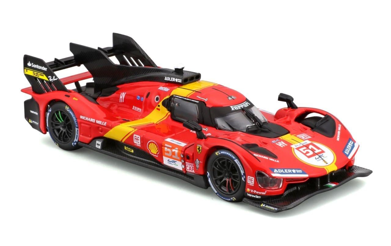 Ferrari Racing 499P LMH 2023 Rot 1:43Sammlermodell im Massstab 1:43