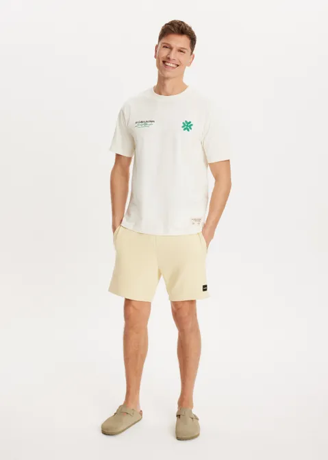Basic sweat short geel (GEE)