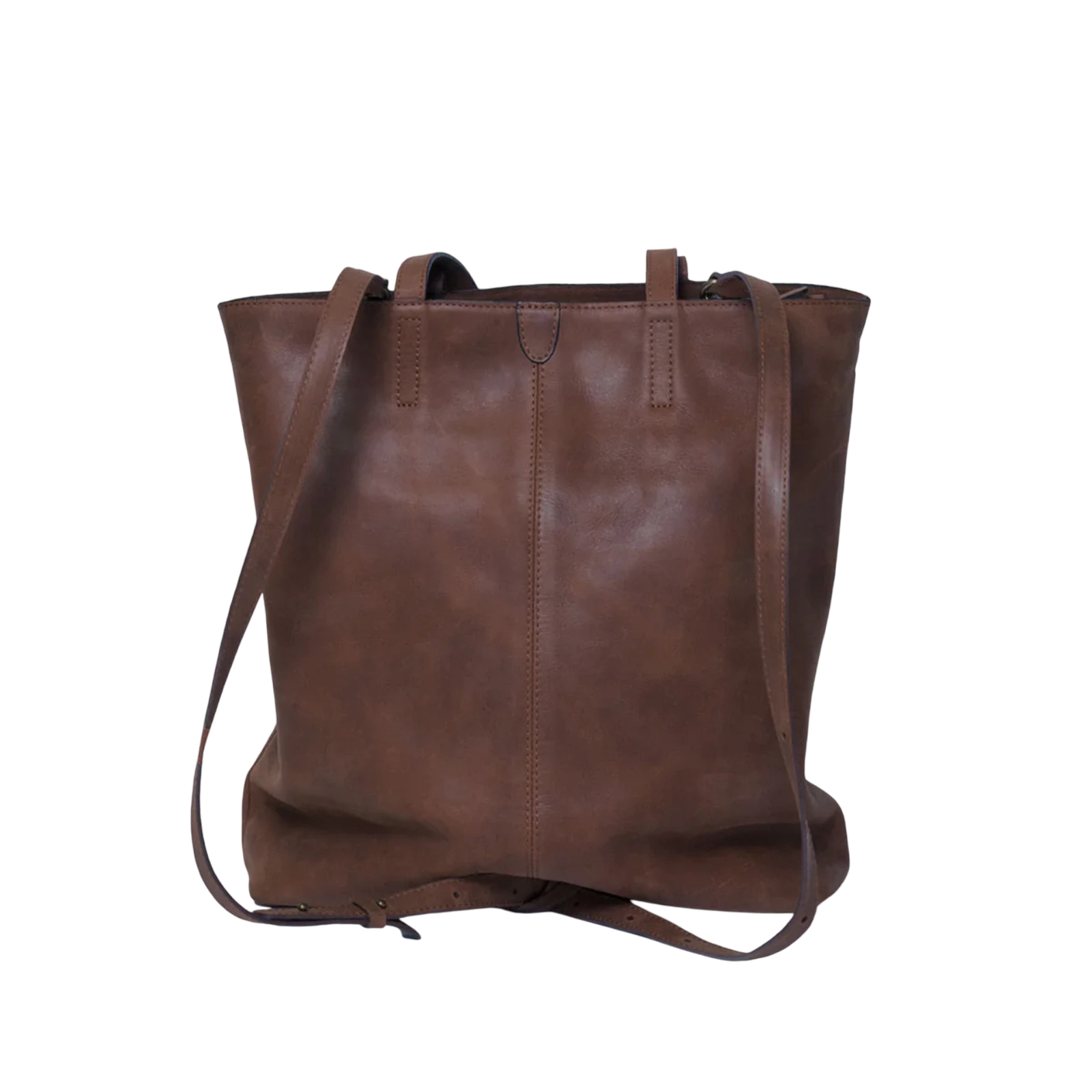 Tote Bag ZIP Plus Dark-Brown
