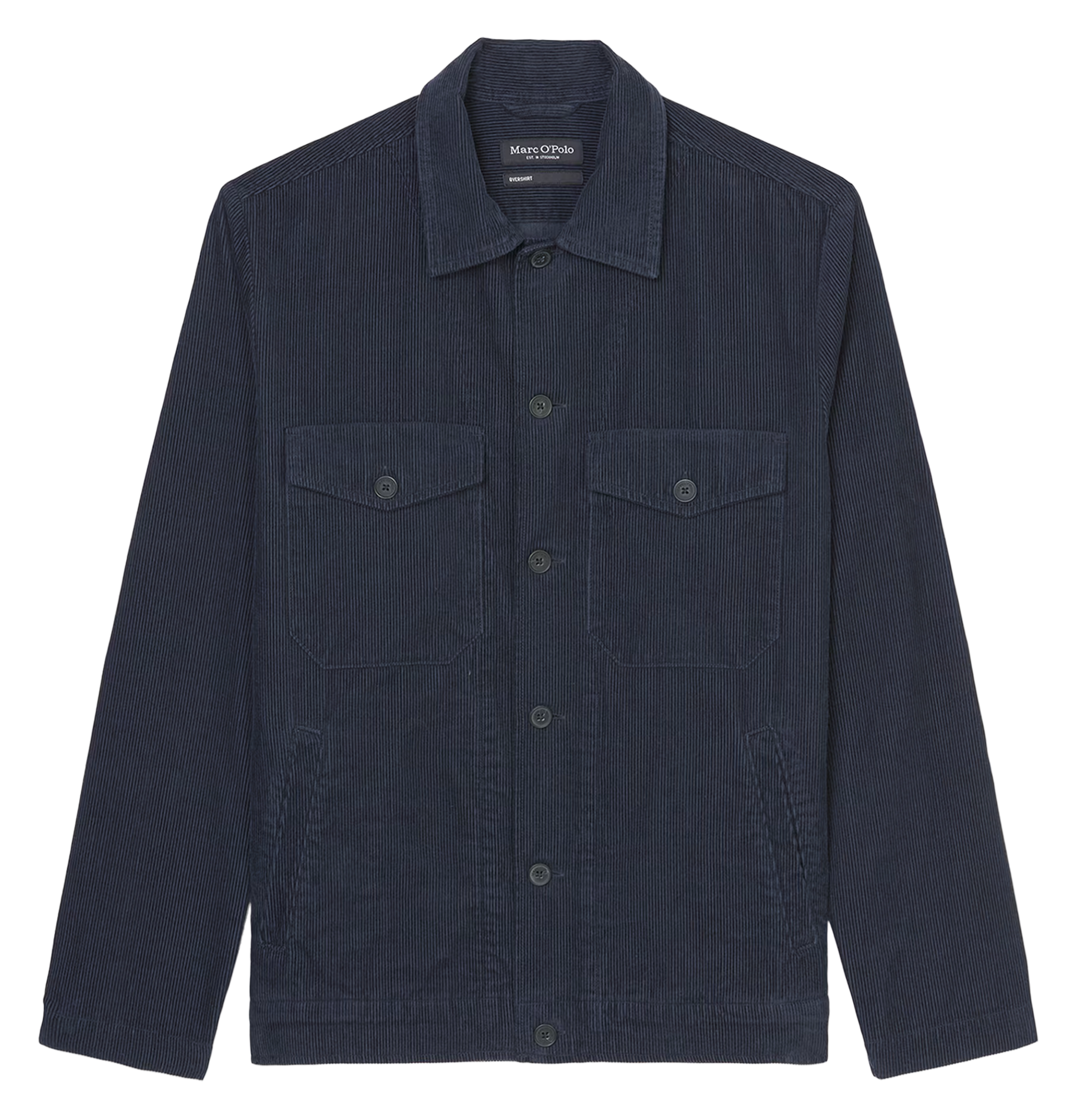 Surchemise en coton bio | Bleu