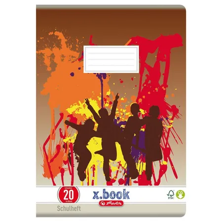 Herlitz Heft A4 Lin. 20 FSC-Mix blanko, 16 Blatt