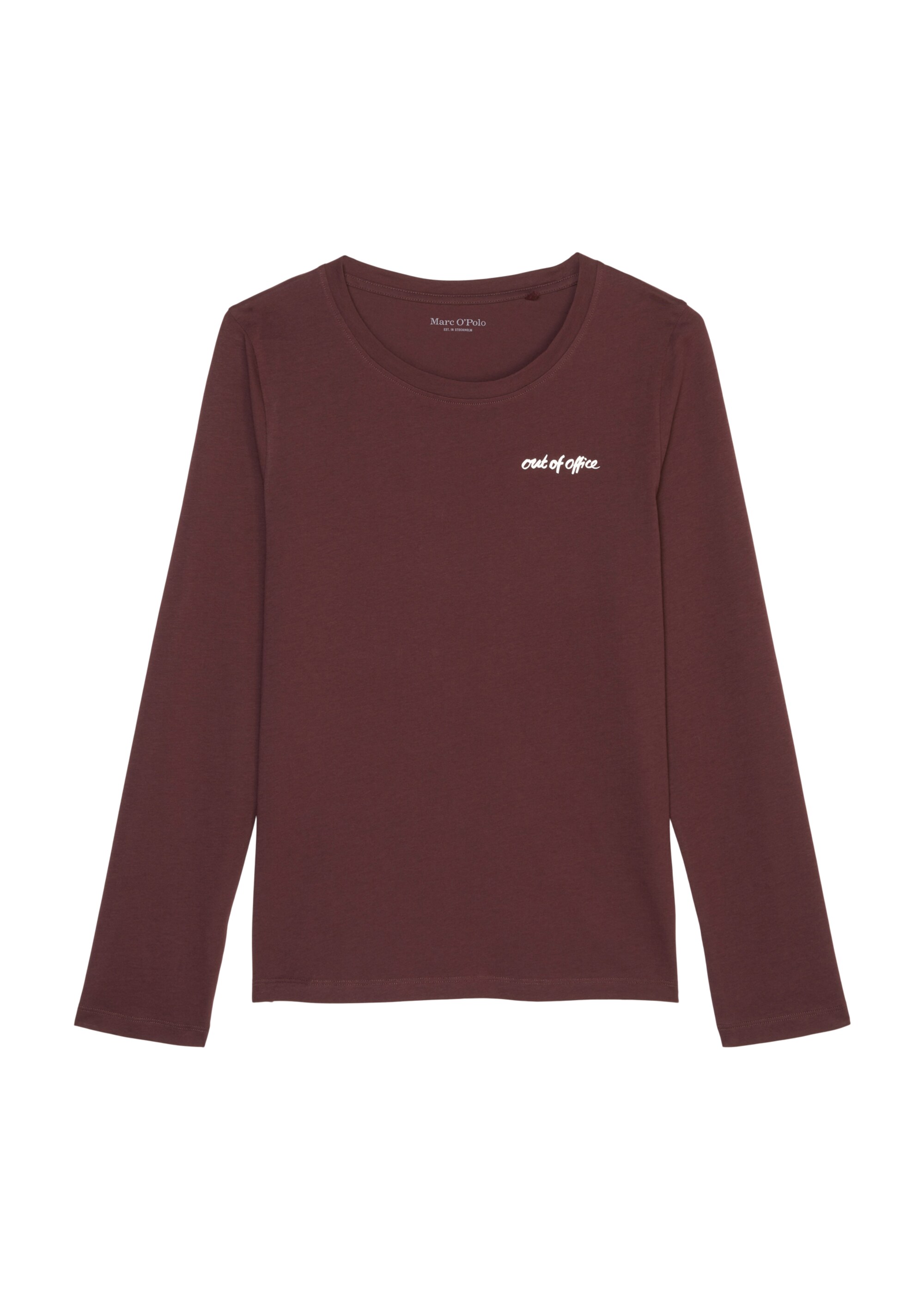 Langarm-Lounge-Shirt aus Bio-Baumwoll-Jersey