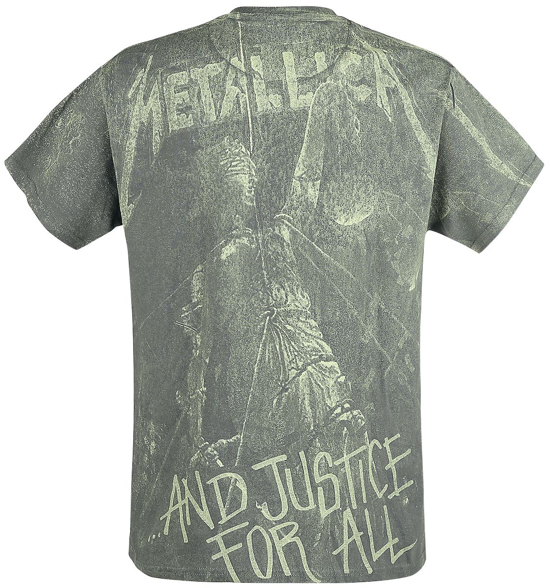 ... And Justice For All - Neon Backdrop | Metallica T-Shirt Manches courtes
