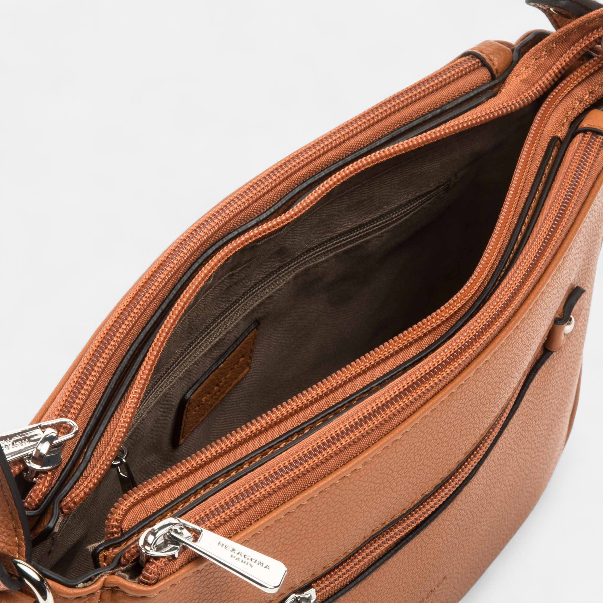 Sac bandoulière cognac