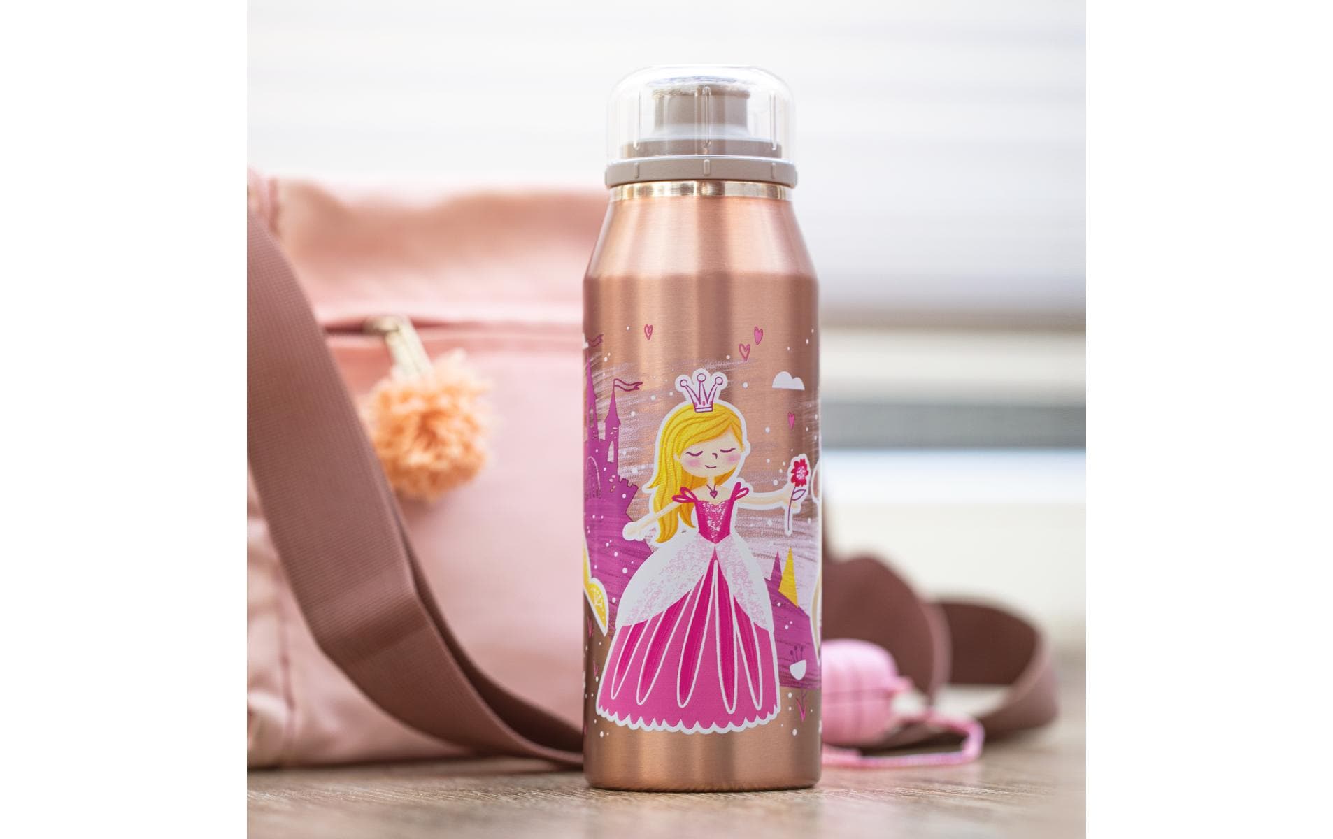 Thermosflasche Kids Fairytale princess 350 ml, RosaIsolierflasche
