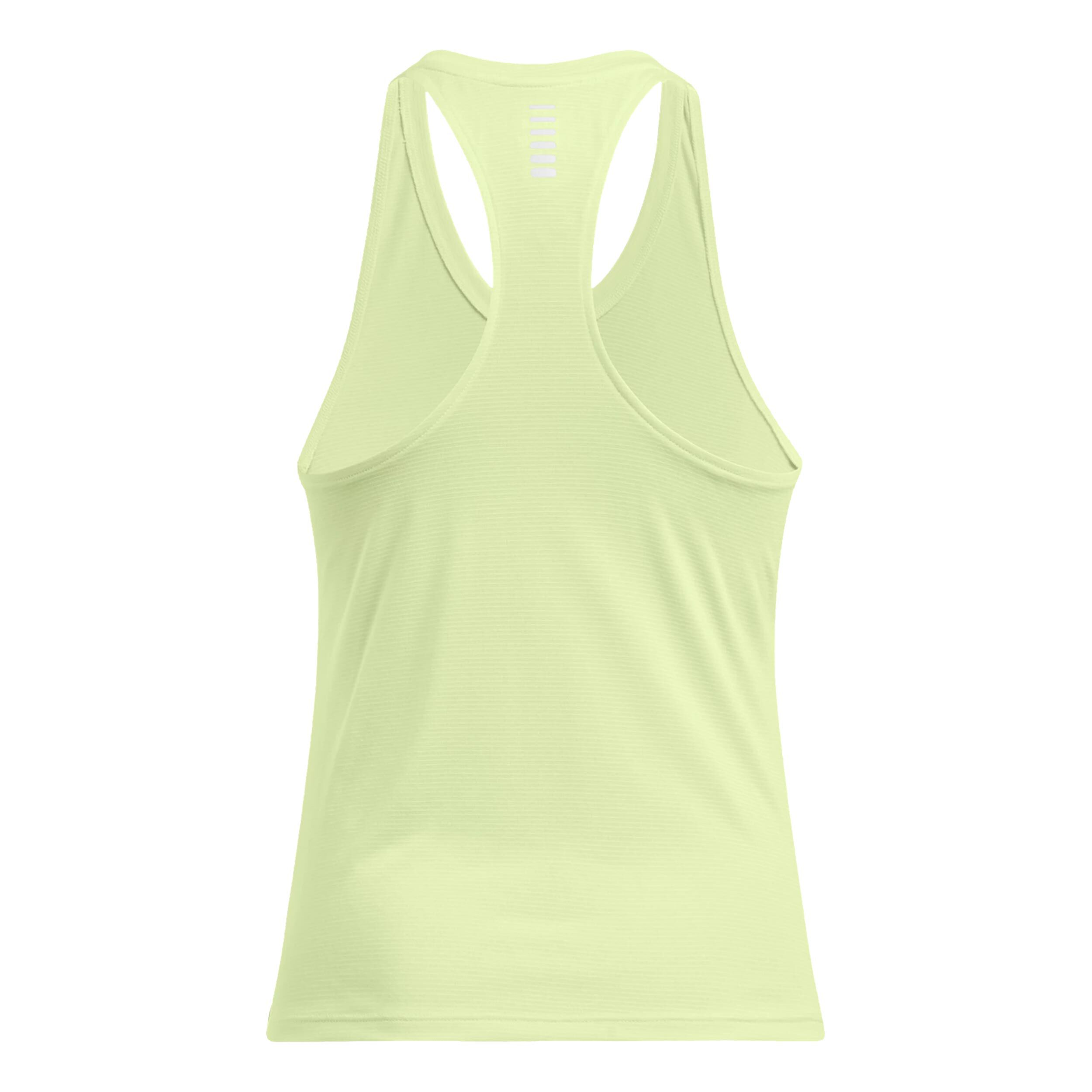 Under Armour Launch Singlet Top De Course Femmes - Vert