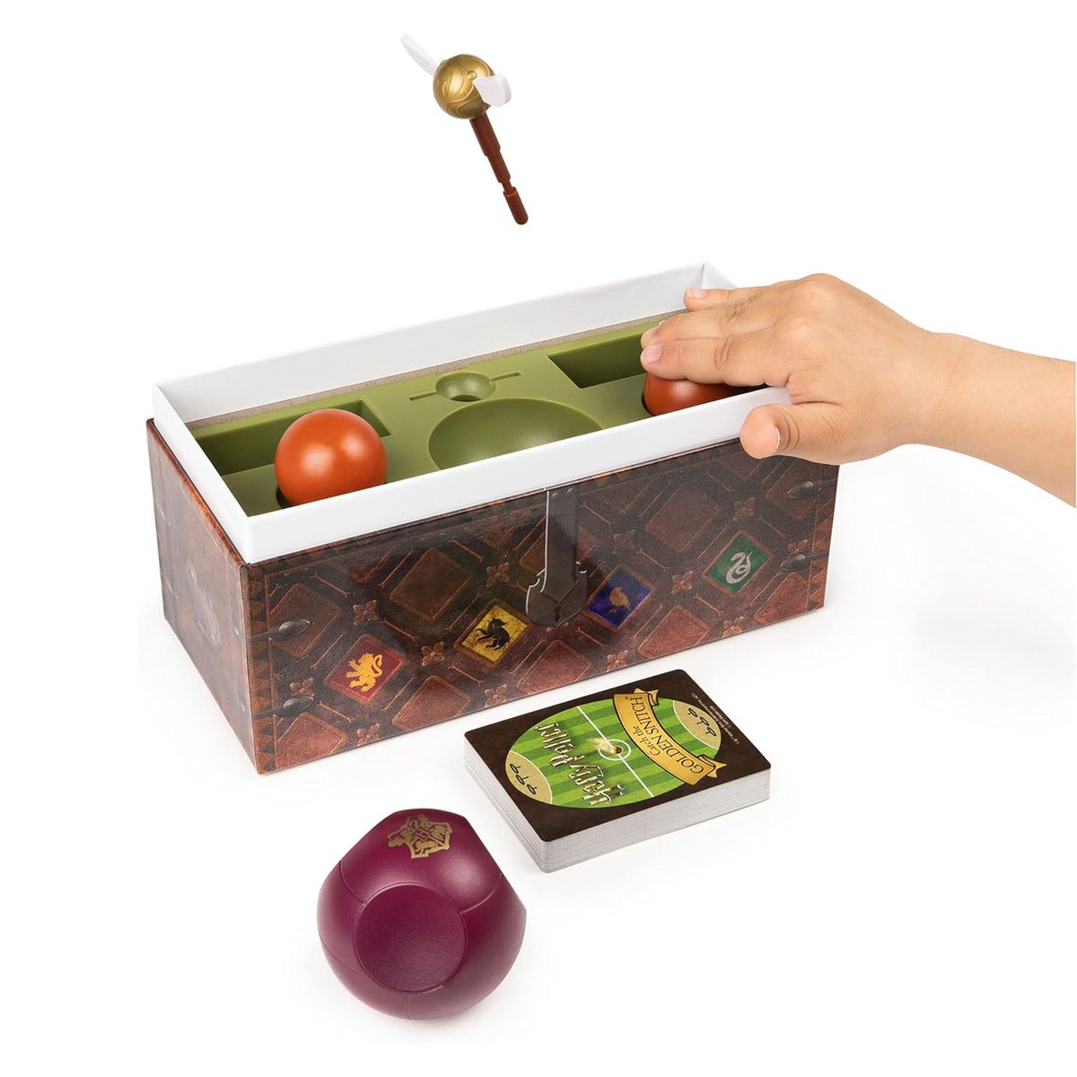 Spin Master 6060743 (20131138) - Harry Potter - Fang den Goldenen Schnatz, Action-Kartenspiel