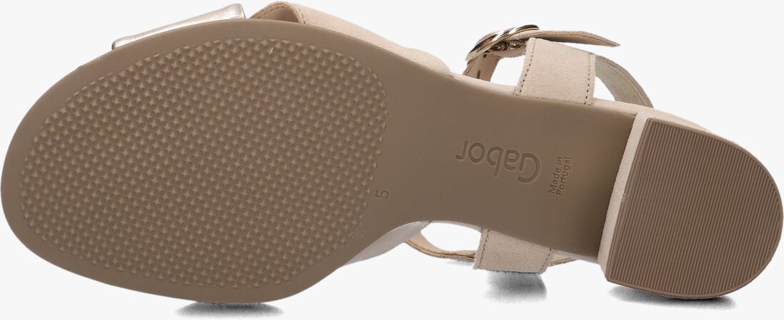 beige gabor sandalen met hak 772.1