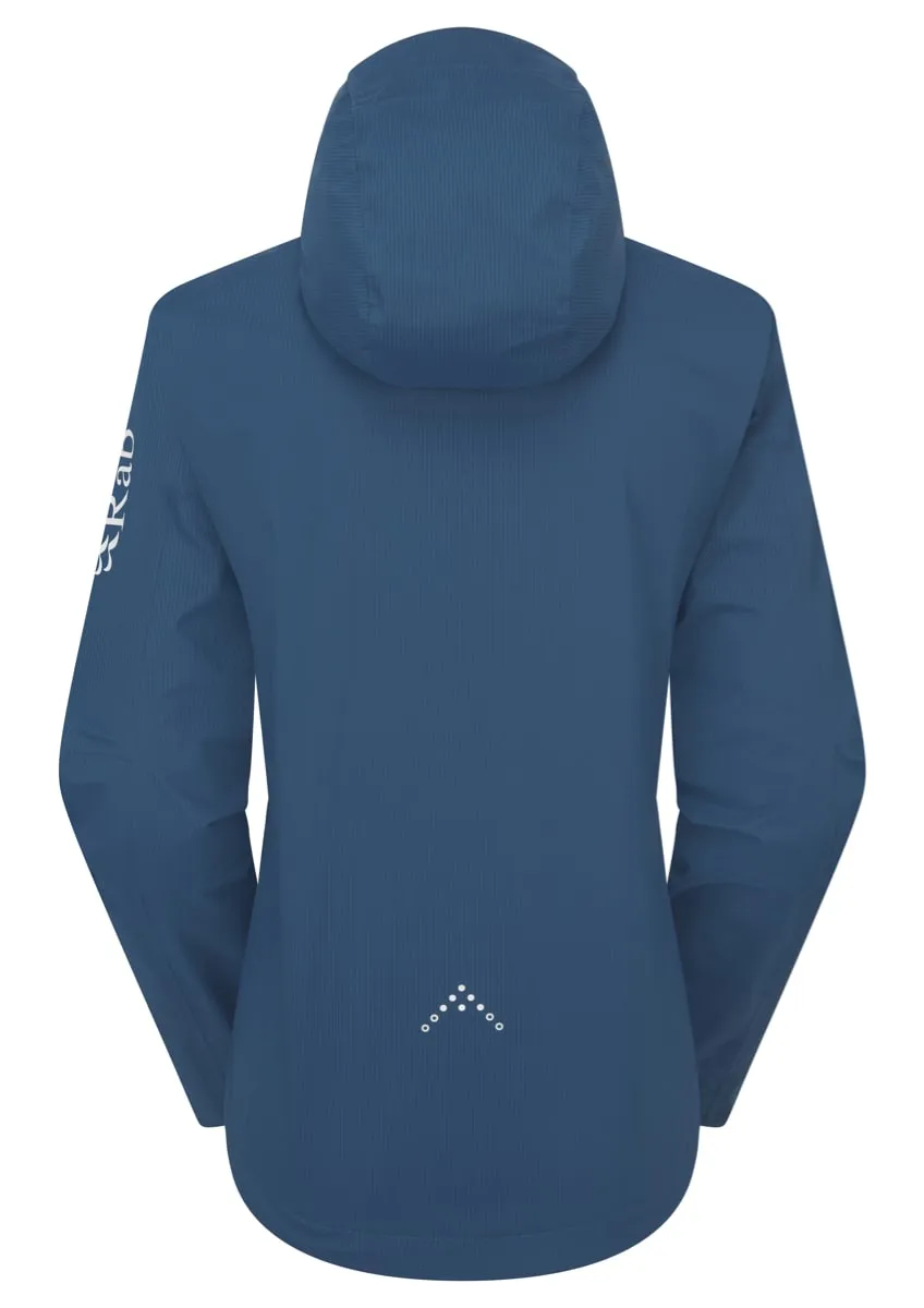 Rab Downpour Trail Light Jacket Wmns Tempest Blue