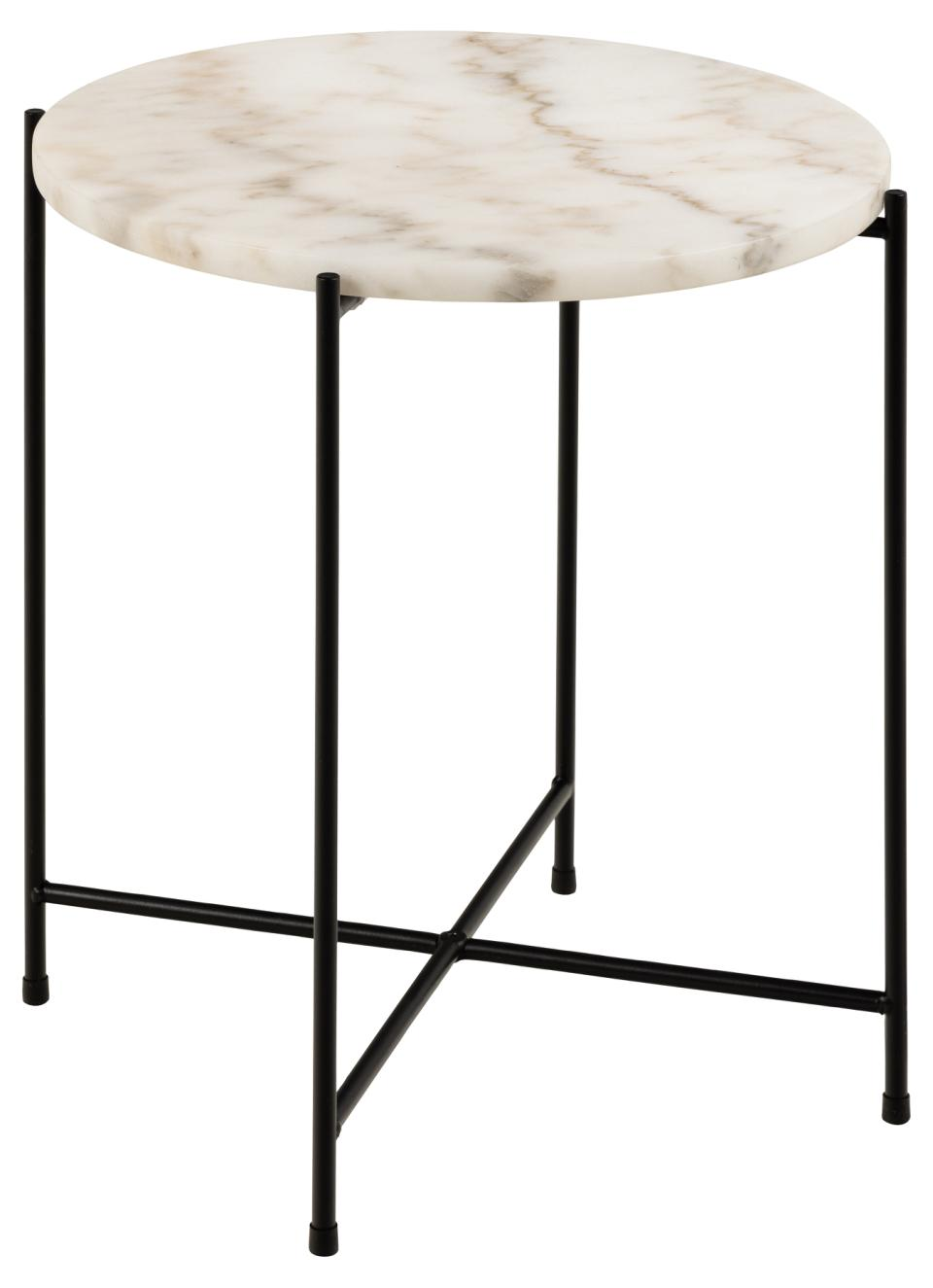 Kosta Bijzettafel  - Ø42 - Wit