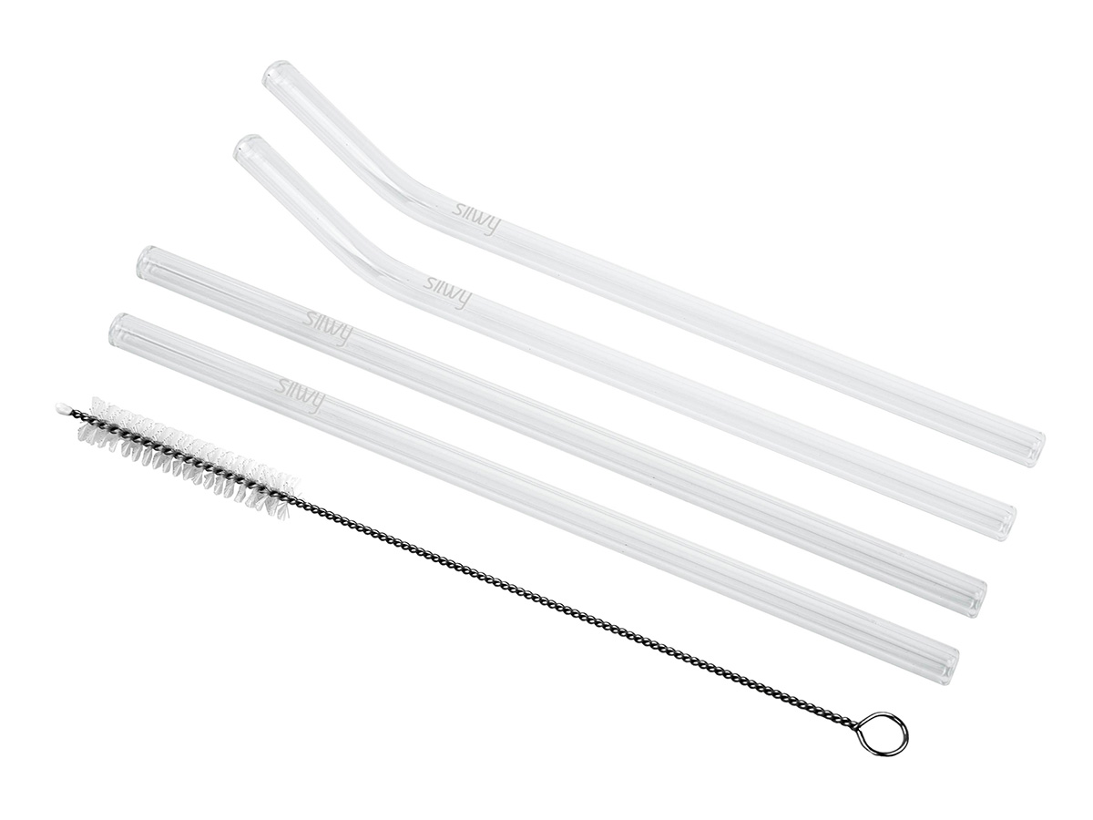 Silwy set van 4 rietjes