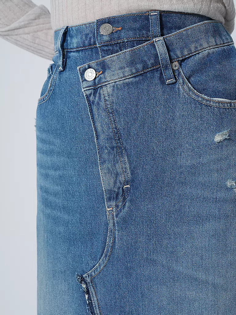 BOSS Jeansrock blau