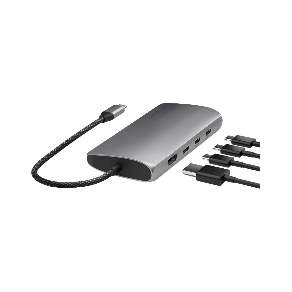 Satechi USB-C 8K Ethernet V3 Multiport USB hub (Space Grey)