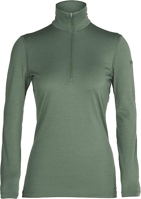 ICEBREAKER - T-SHIRT ML DEMI ZIP OASIS HALPH ZIP W