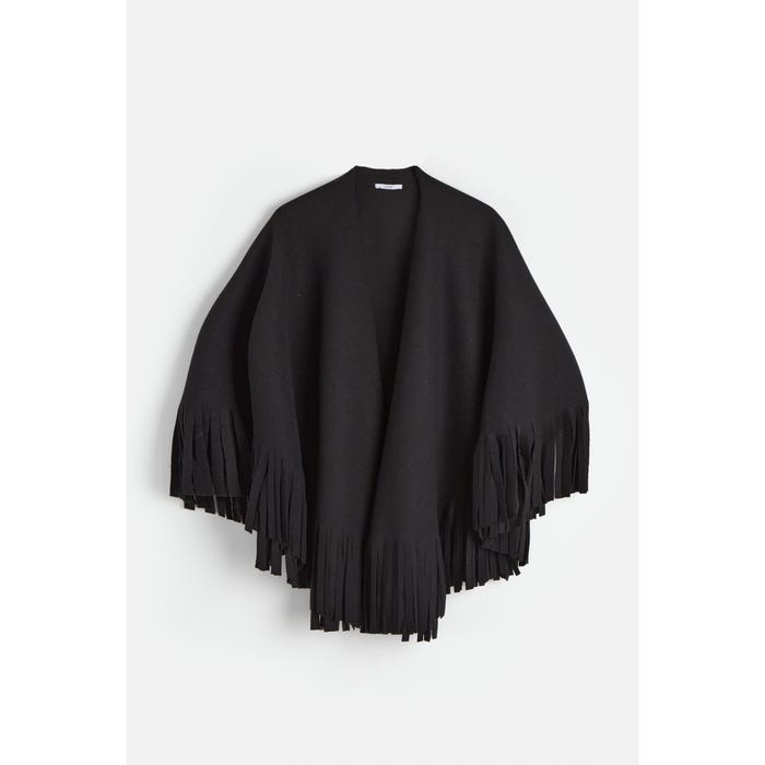 Veritas-Effen poncho franjes