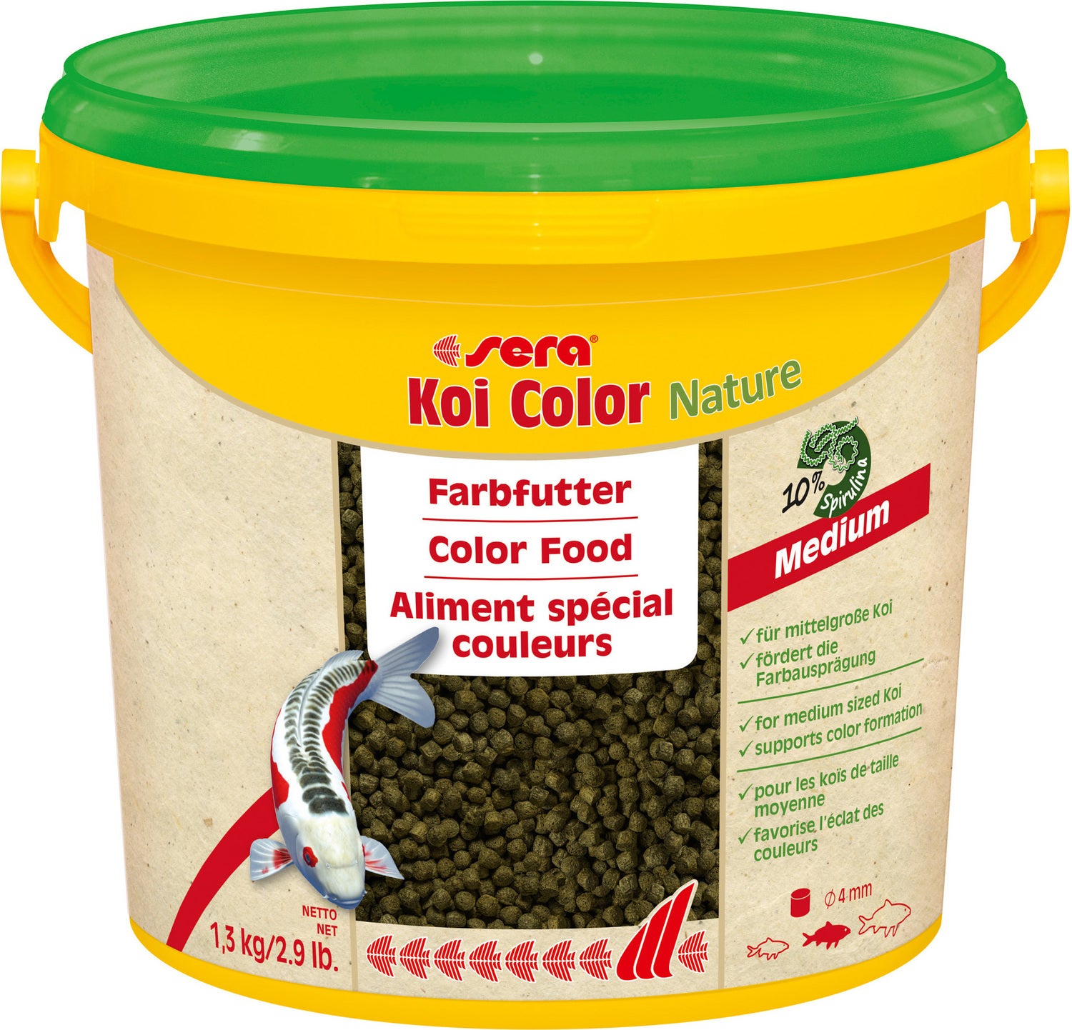 Sera visvoer Koi Color Nature medium 3800 ml