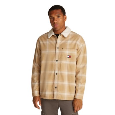 Chemise à manches longues homme Tjm Check Teddy Mix Os TOMMY HILFIGER