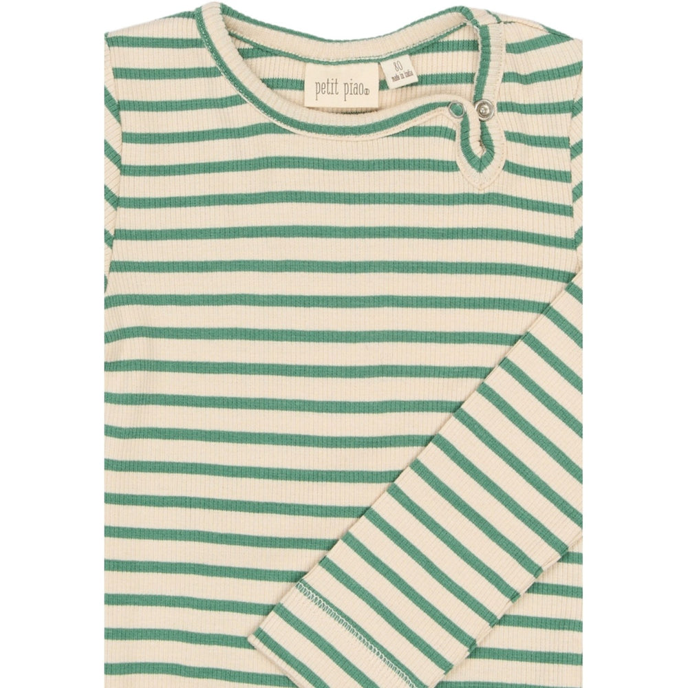 Køb Petit Piao Frosty Spruce Striped PPSky L_S Body