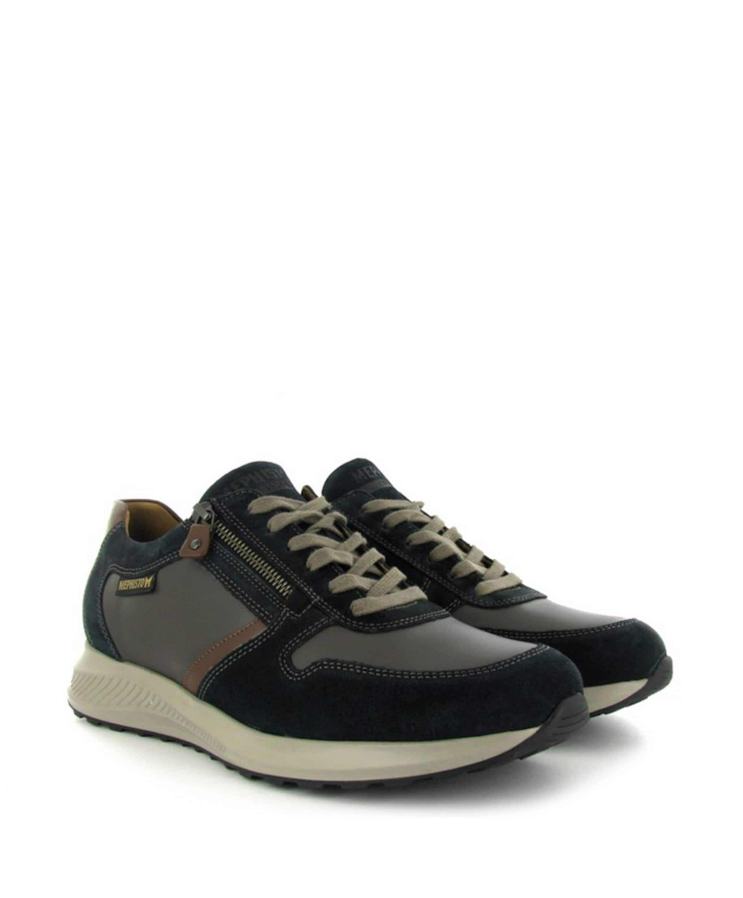 Mephisto Dino heren sneakers blauw
