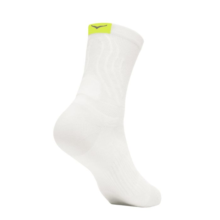 Hoka Unisex Strømper Bondi 9 Quarter Run Socks Hvid