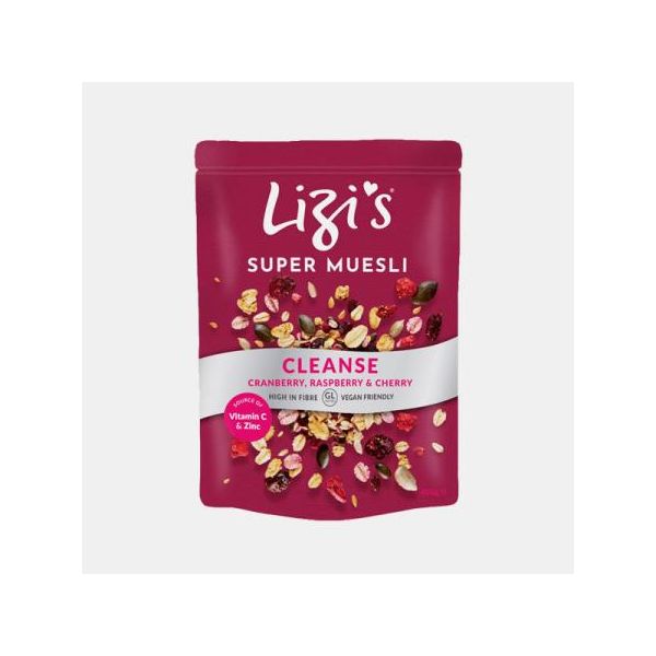 Lizis Super Muesli Cleanse Arando Amora Cereja 400g