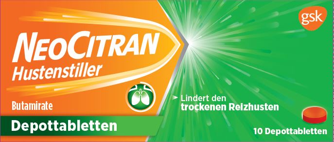 NEOCITRAN Hustenstiller Depottabl 50 mg Blist 10 Stk