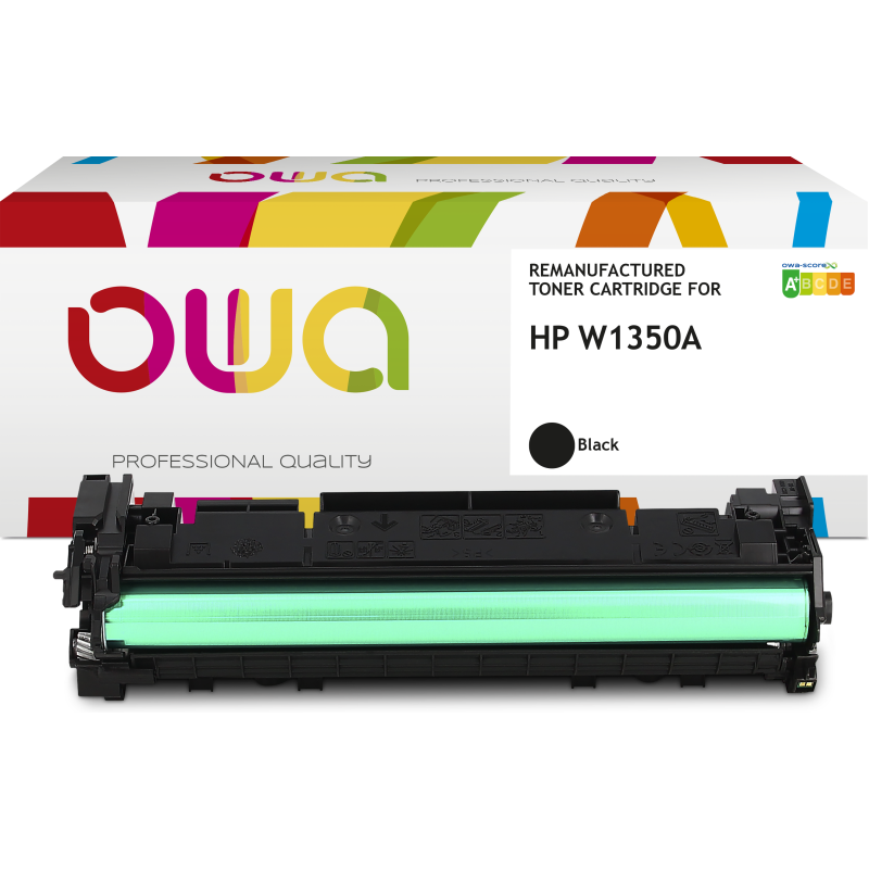Toner remanufacturé OWA - standard - Noir - pour HP W1350A