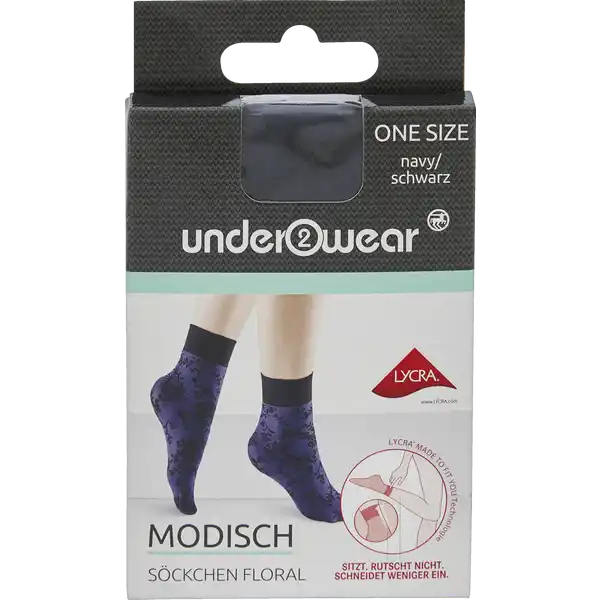 Modisches Söckchen floral onesize