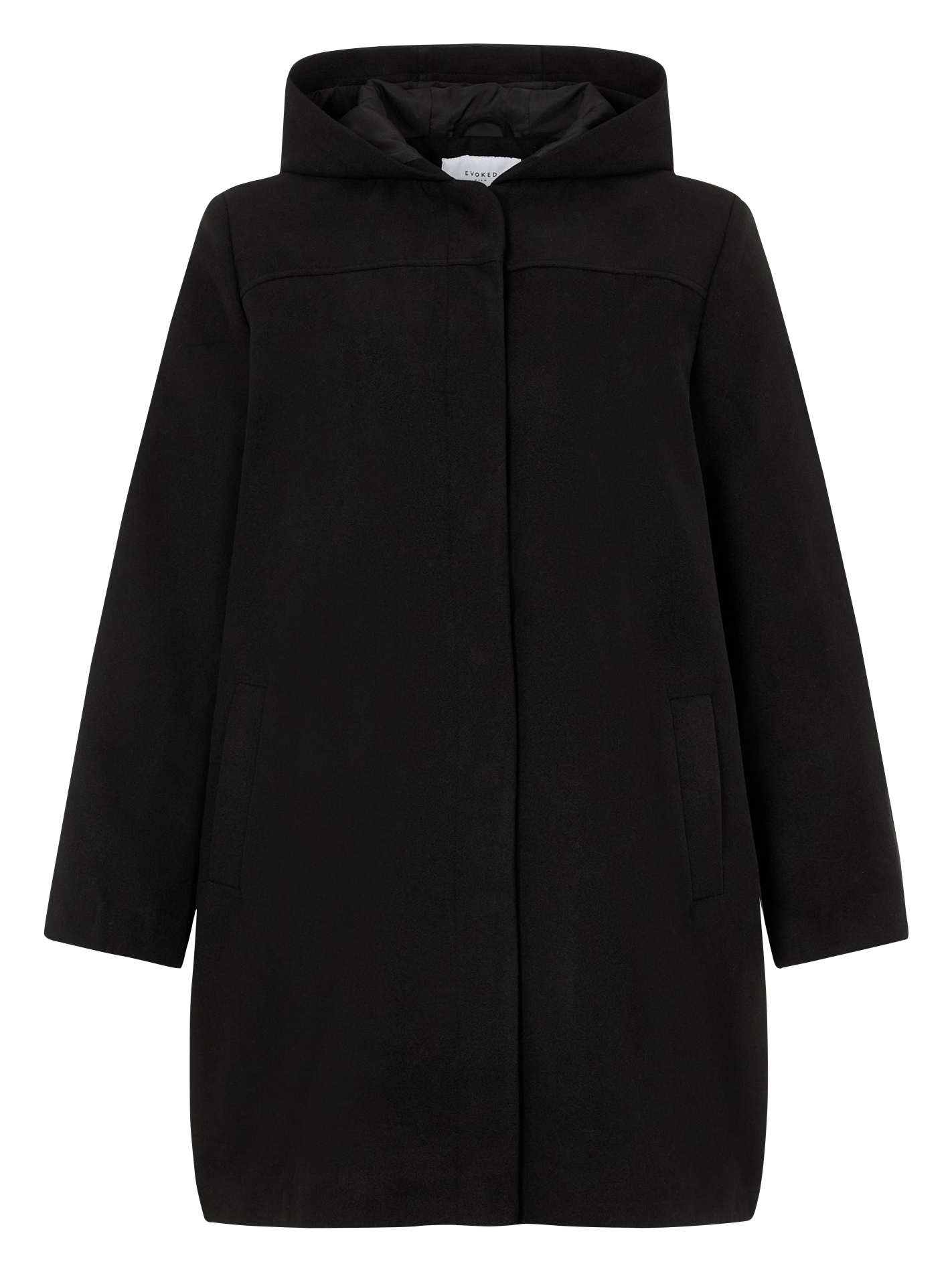 Manteau à capuche | Noir