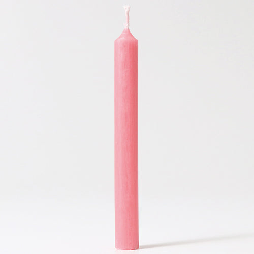 Grimm's 10% bijenwaskaarsjes roze - 12st
