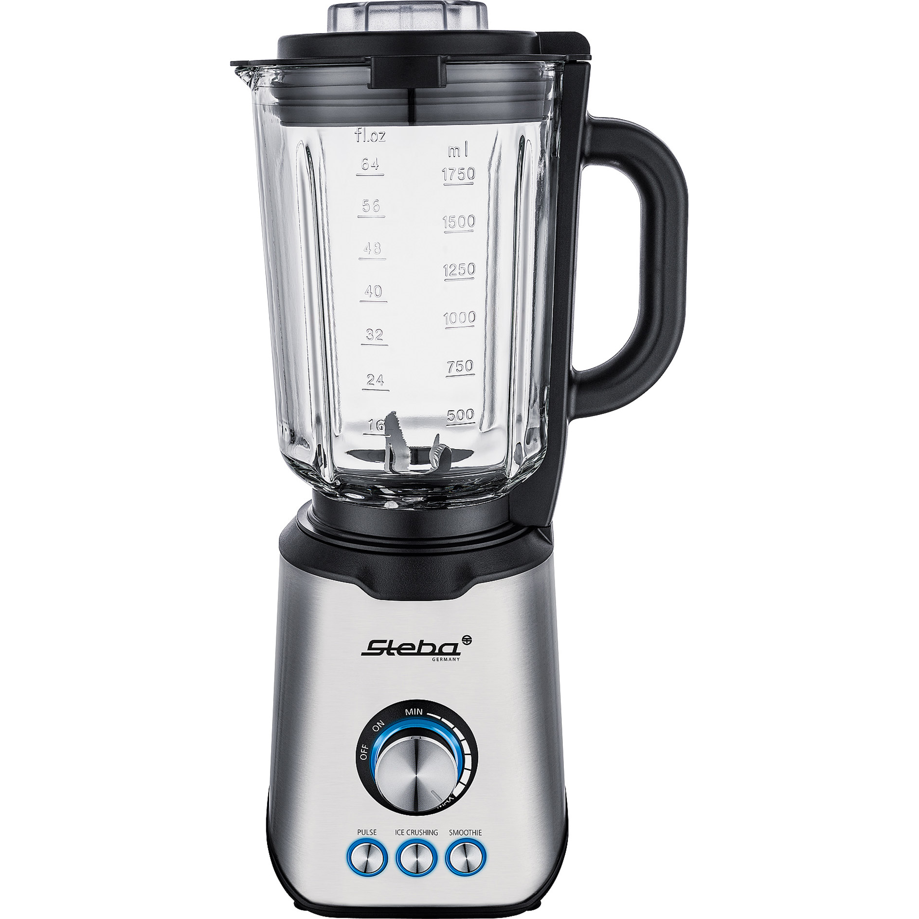 STEBA Standmixer MX 4 PLUS - schwarz - Edelstahl