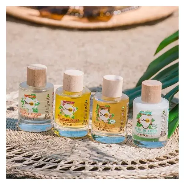 Lovea - Óleo de Coco Orgânico Multiuso - Pele Seca e Cabelo Seco 50ml