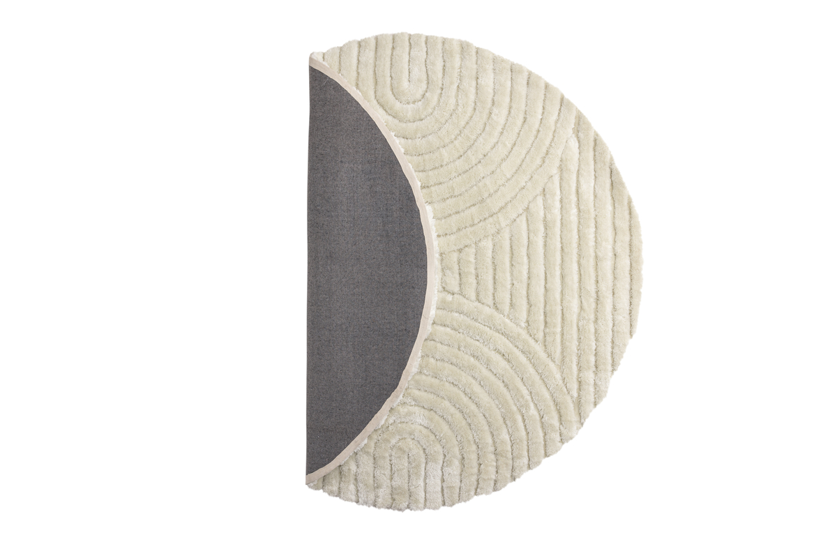 Vloerkleed Kaimana Rond Ø200 cm wit