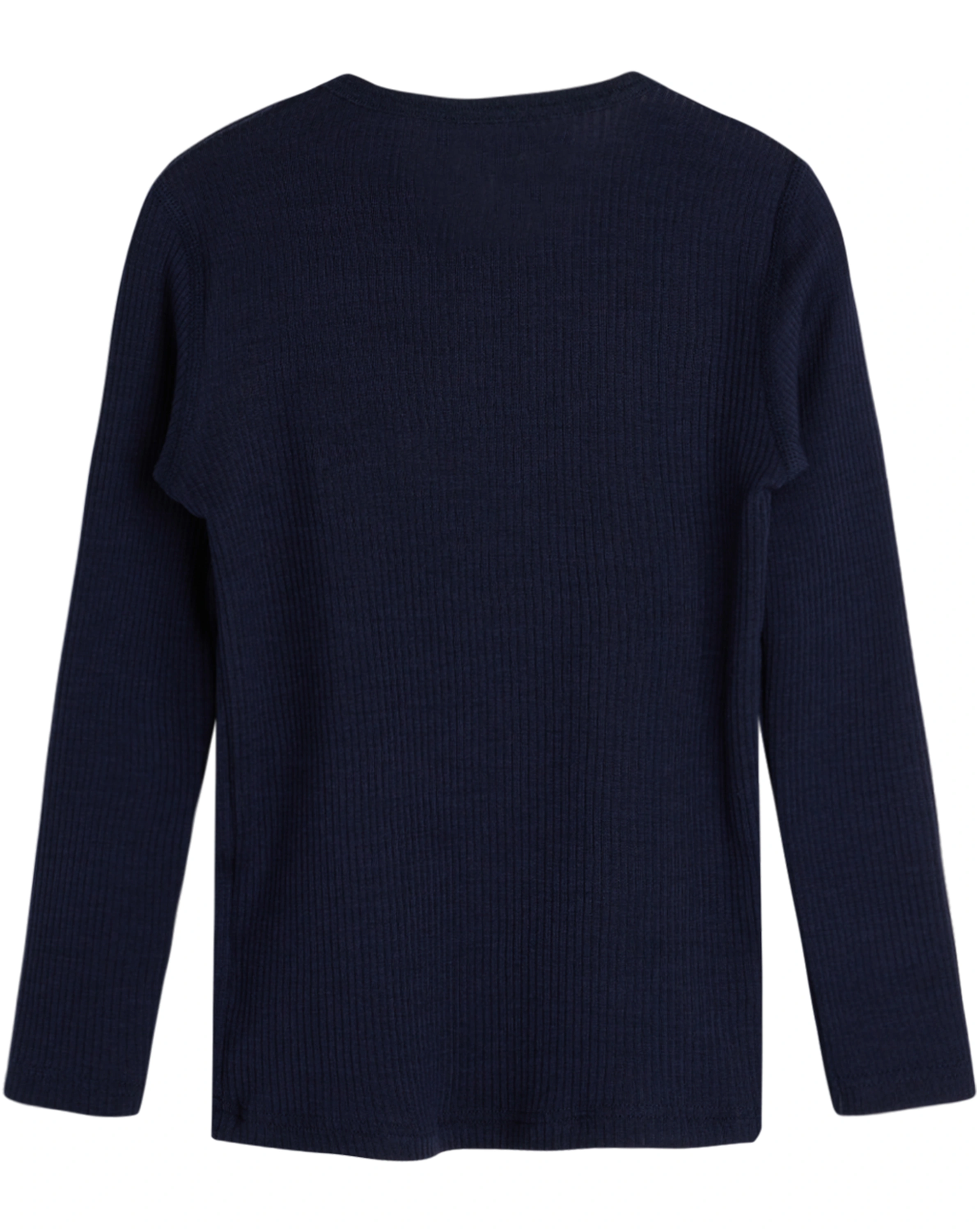 Langarmshirt ADIE ESS mit Wolle in blues