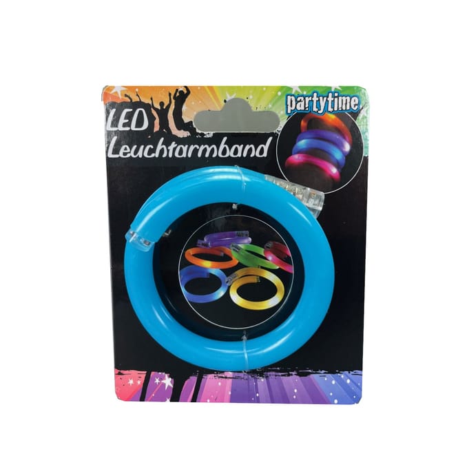 LED Leuchtarmband - blinkend - 1 Stück