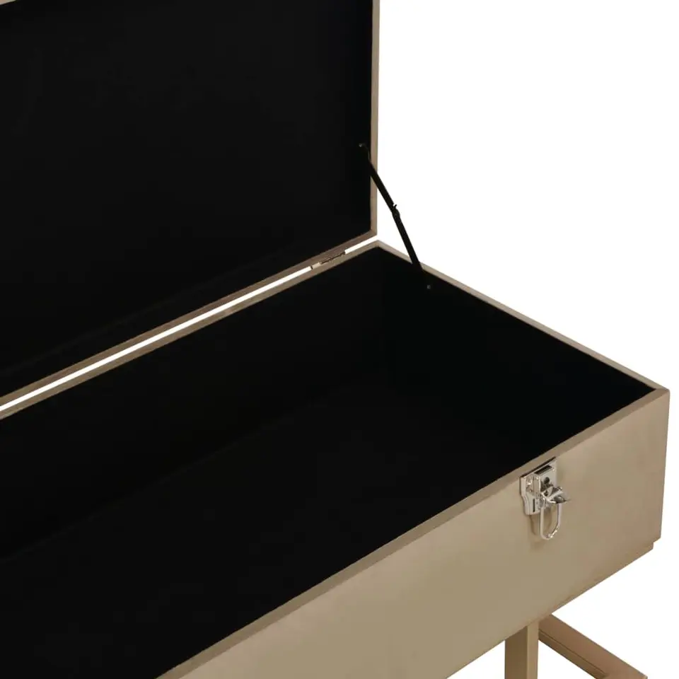 vidaXL - Bank - Beige - Stof