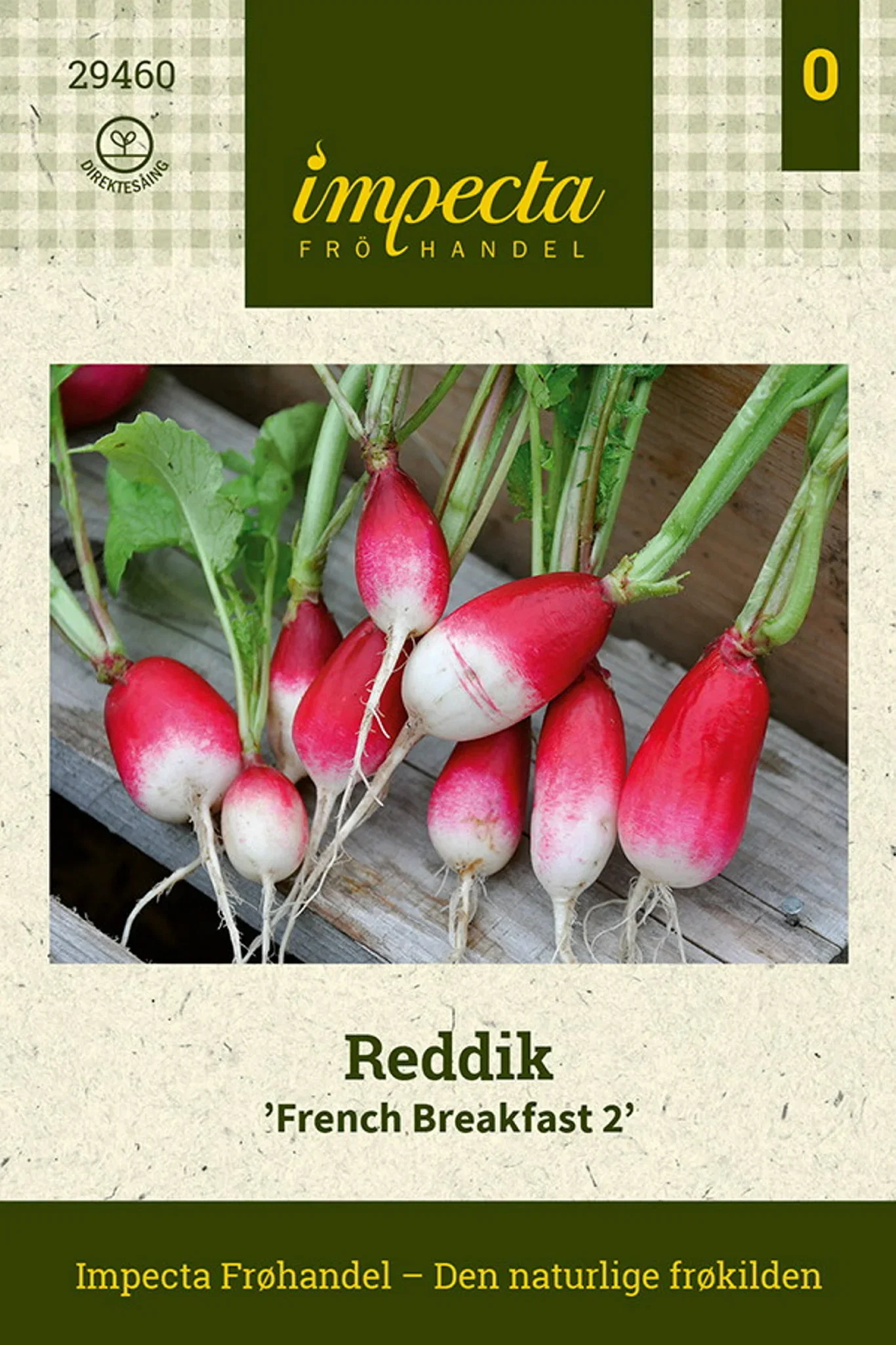 Raphanus sativus 'French Breakfast 2' Reddik 'French Breakfast 2'