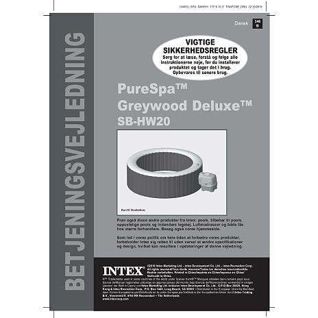Intex Purespa Grey Wood Lux set 77