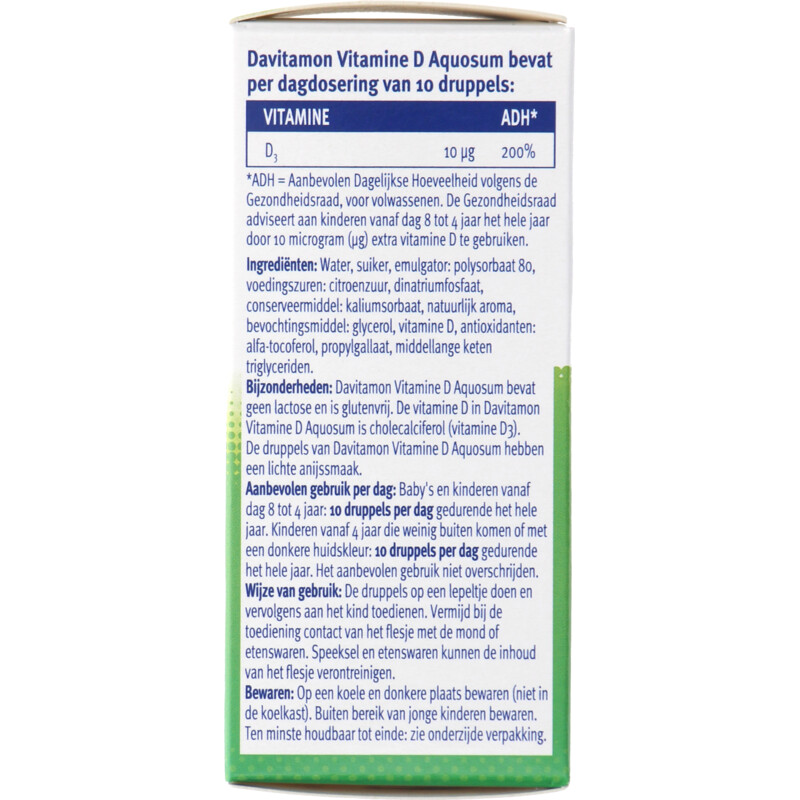 Davitamon Vitamine D aquosum 0-4 jaar